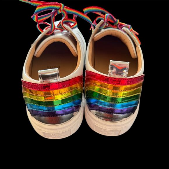 Christian Louboutin Rainbow Pride Sneakers worn once - Picture 7 of 10